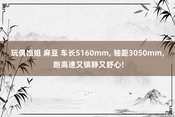 玩偶姐姐 麻豆 车长5160mm， 轴距3050mm， 跑高速又镇静又舒心!
