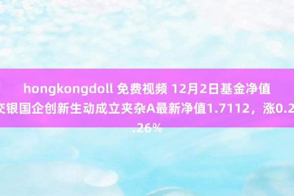 hongkongdoll 免费视频 12月2日基金净值：交银国企创新生动成立夹杂A最新净值1.7112，涨0.26%