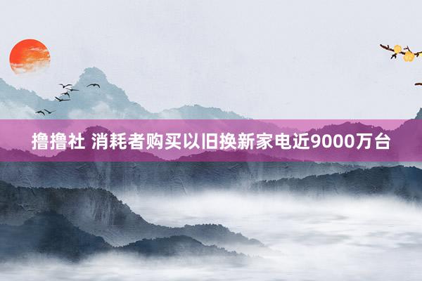 撸撸社 消耗者购买以旧换新家电近9000万台